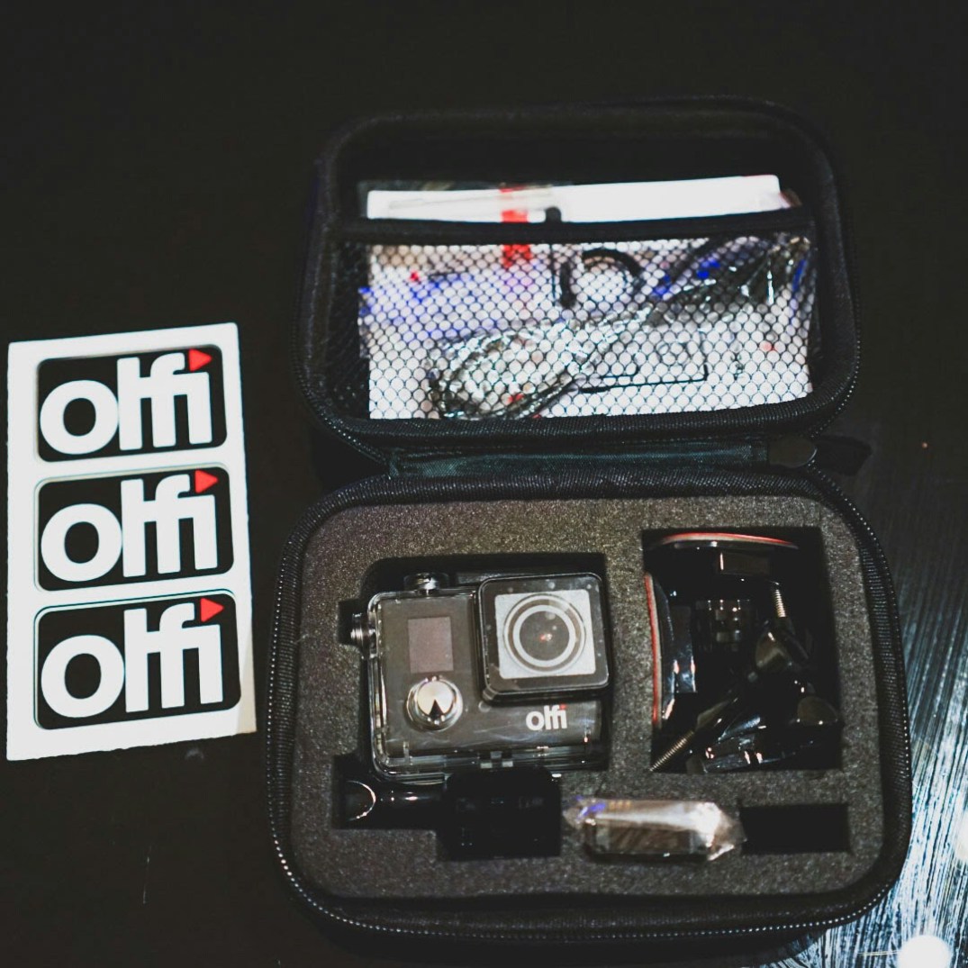 Olfi in it's lovely case.